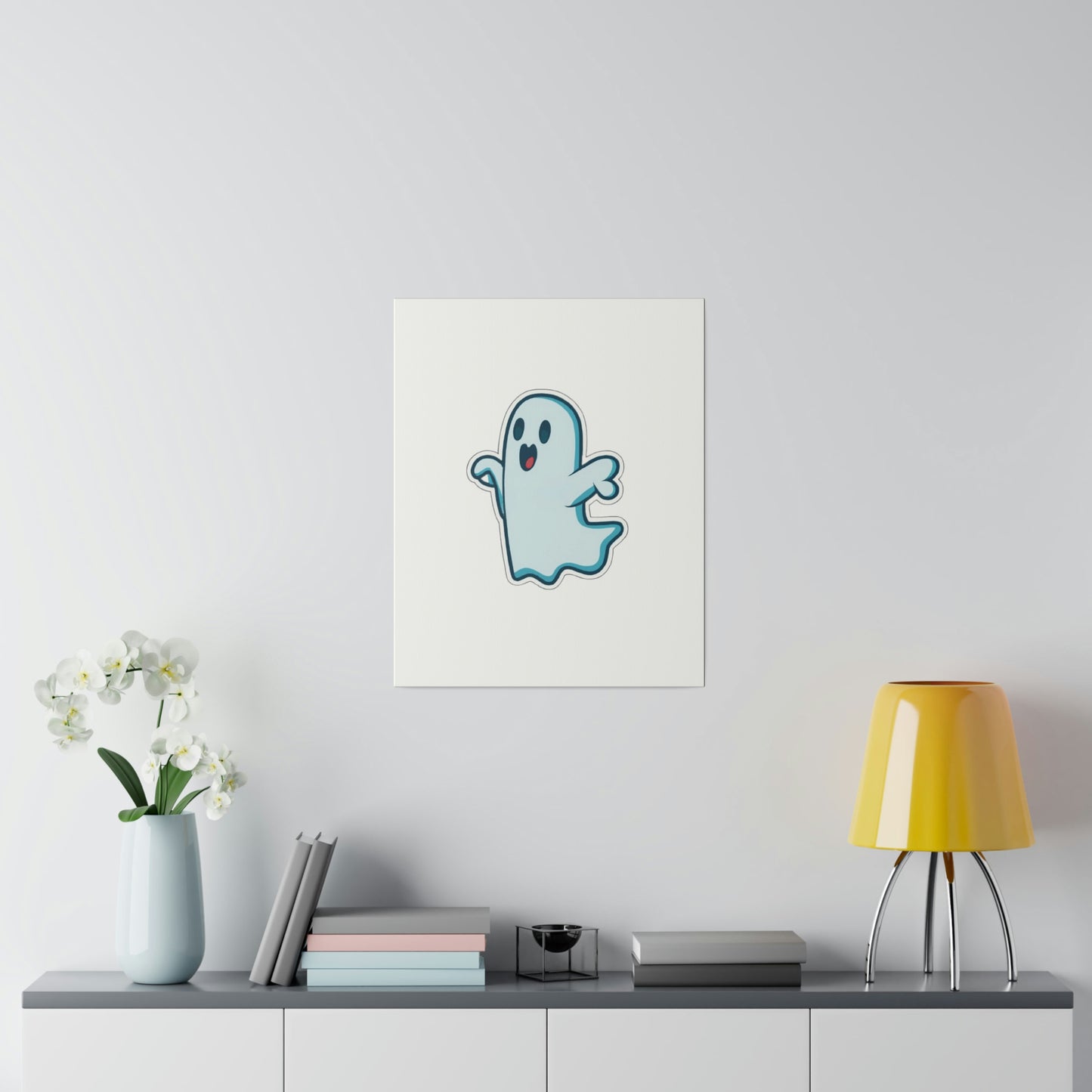 Random Ghost Matte Canvas, Stretched, 0.75"