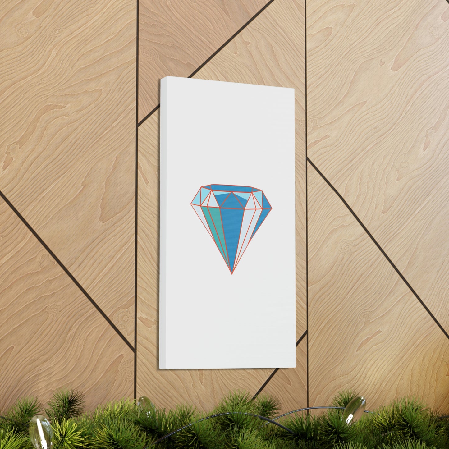 Random Diamond Canvas Gallery Wraps