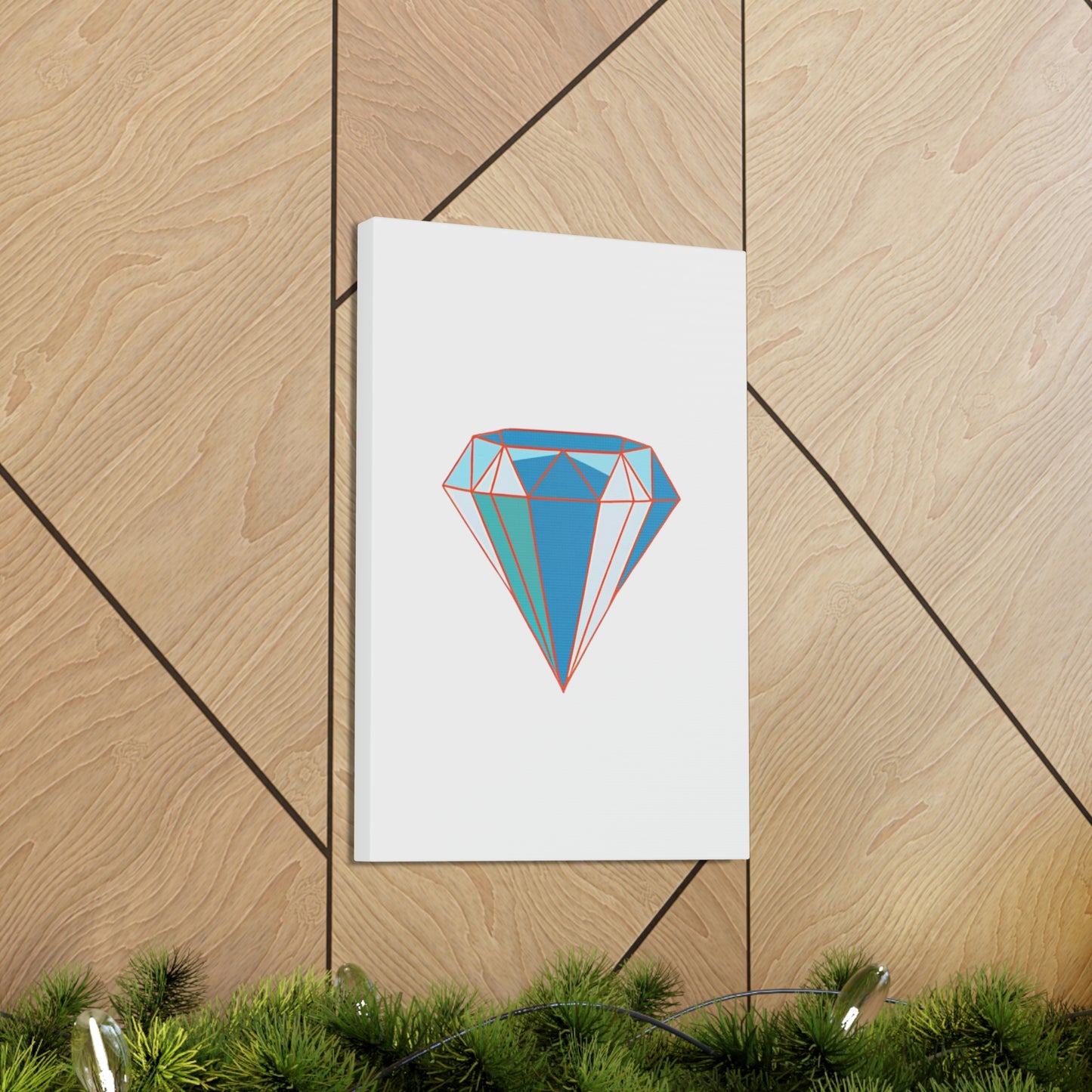 Random Diamond Canvas Gallery Wraps