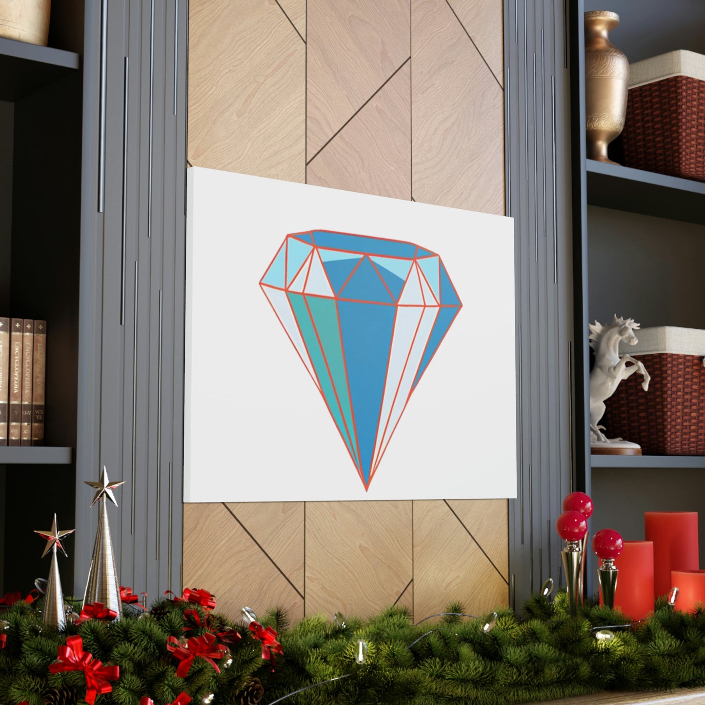 Random Diamond Canvas Gallery Wraps