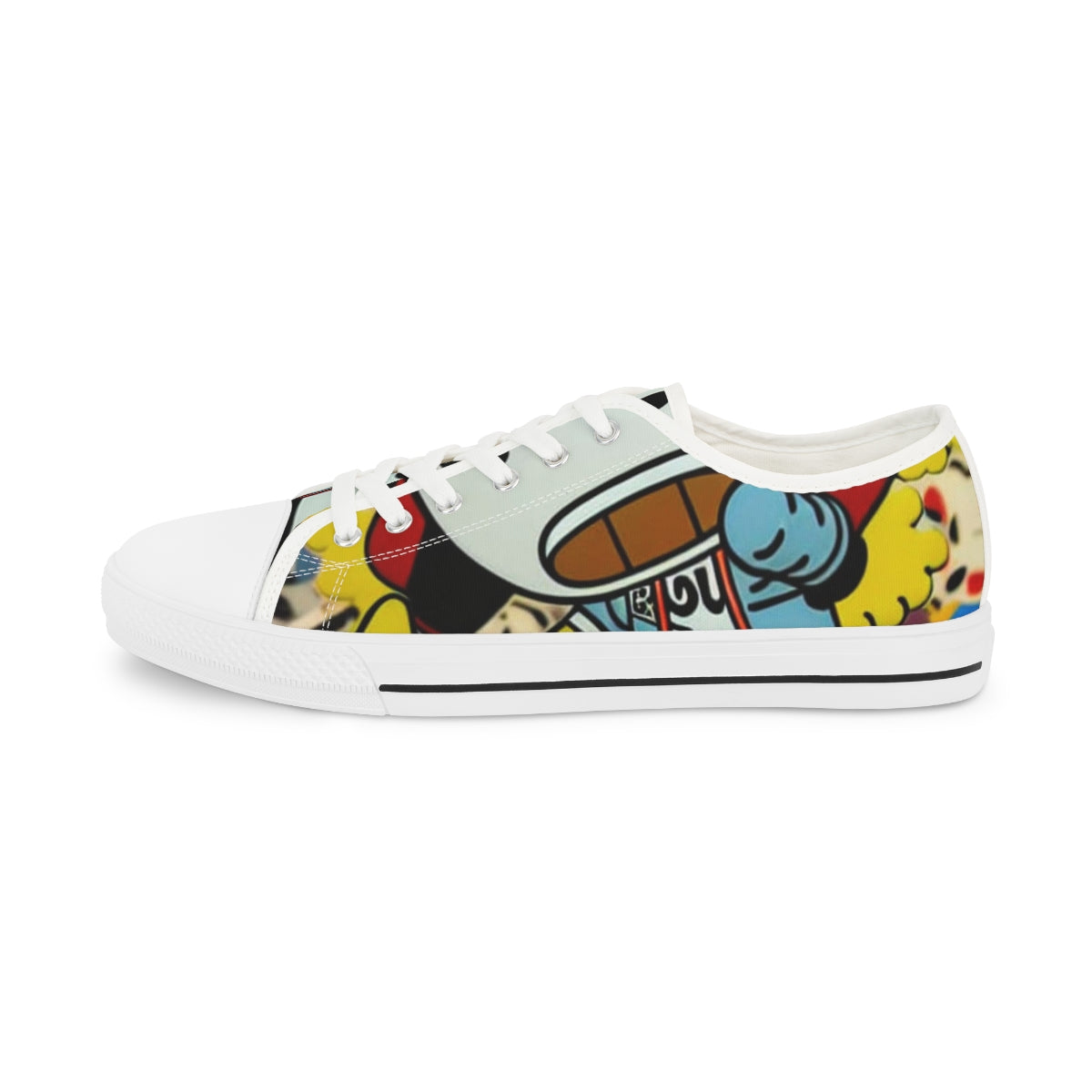 Men's Low Top Shoes - Random the Ghost