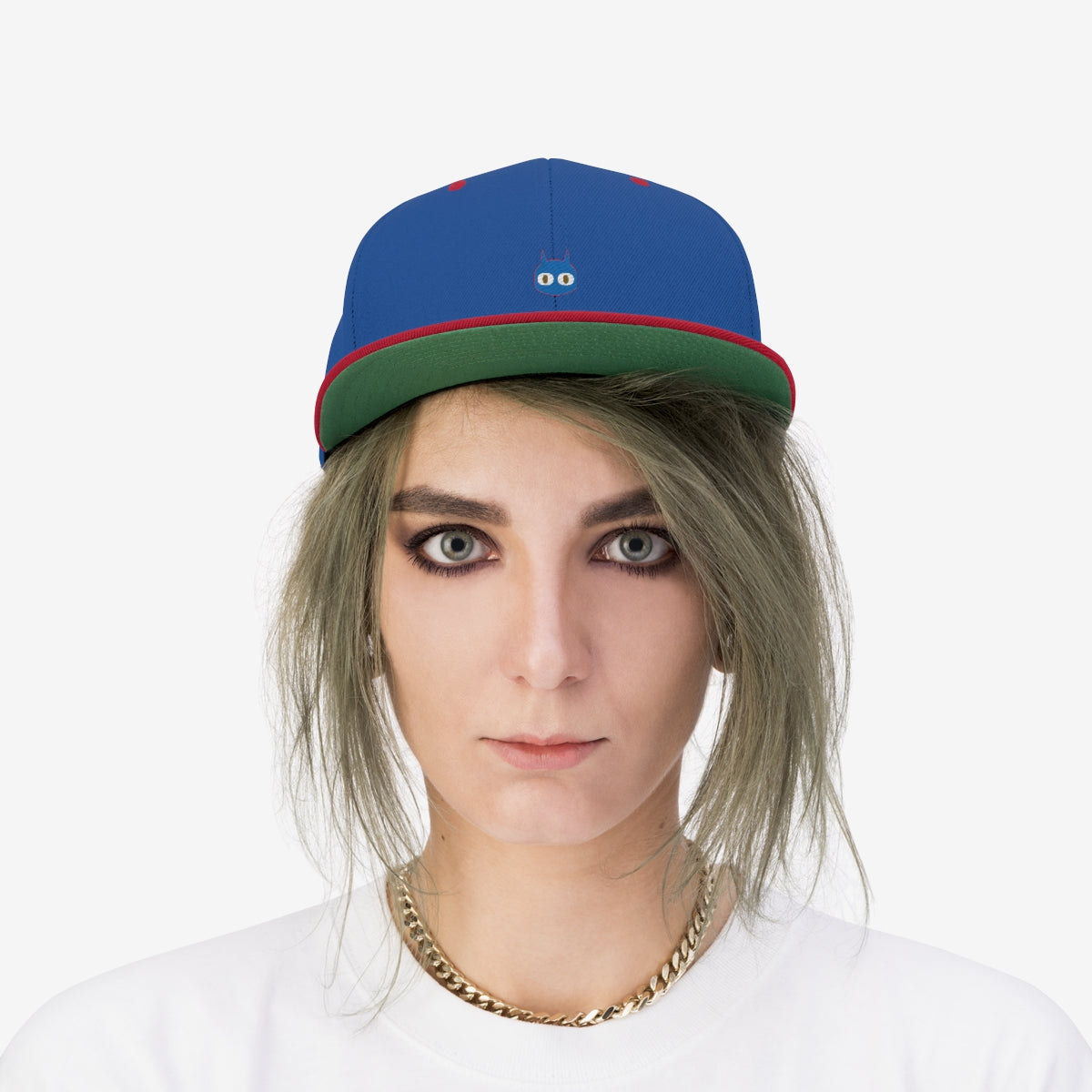 Unisex Random Mascot Flat Bill Hat