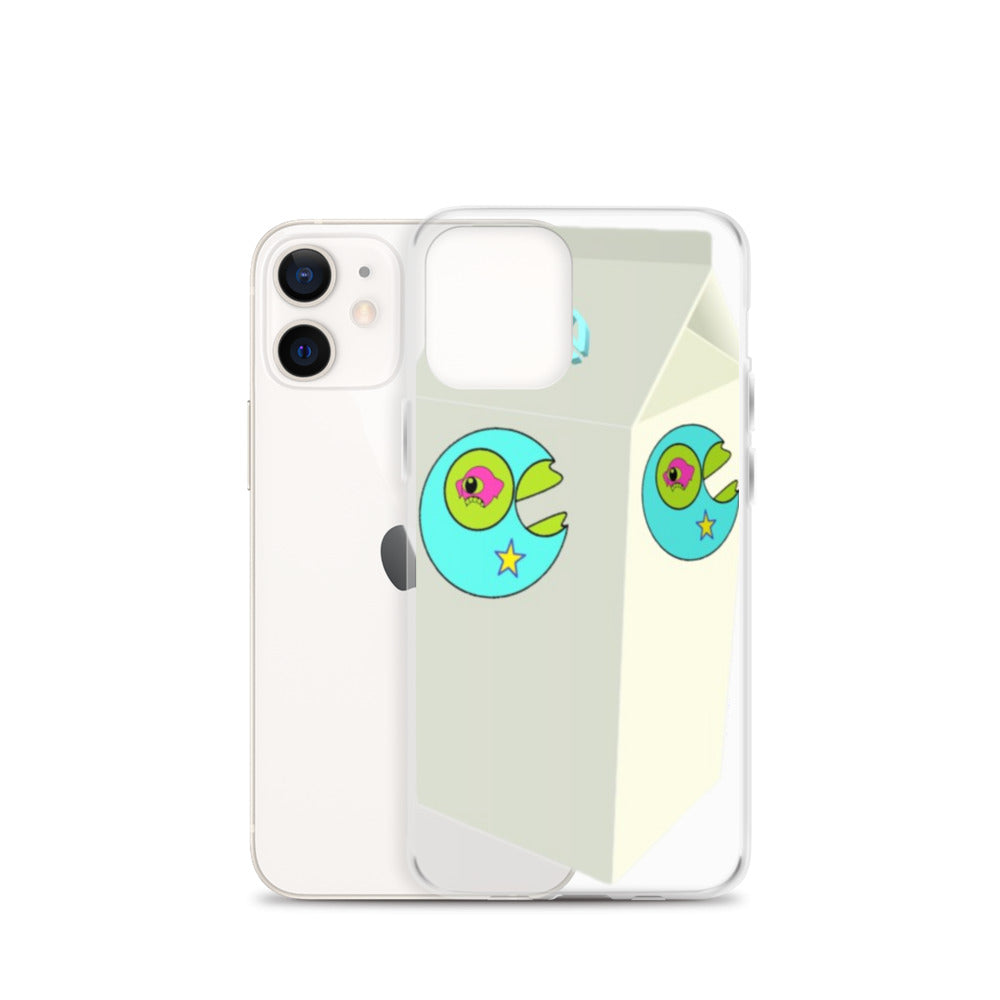 Star Mouth Milk Carton iPhone Case - Random the Ghost