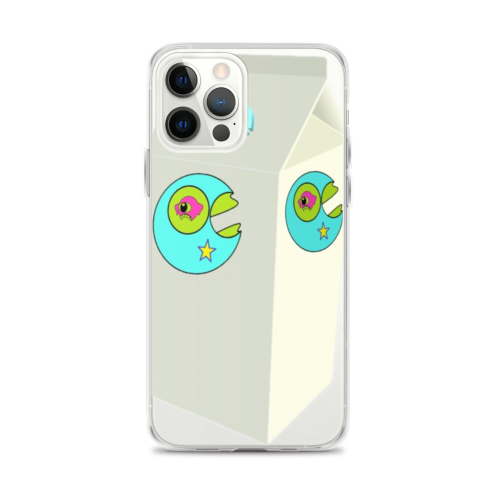 Star Mouth Milk Carton iPhone Case - Random the Ghost