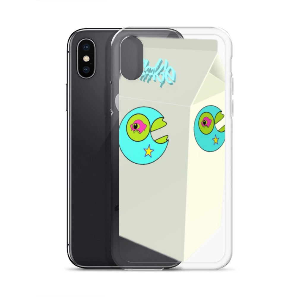 Star Mouth Milk Carton iPhone Case - Random the Ghost