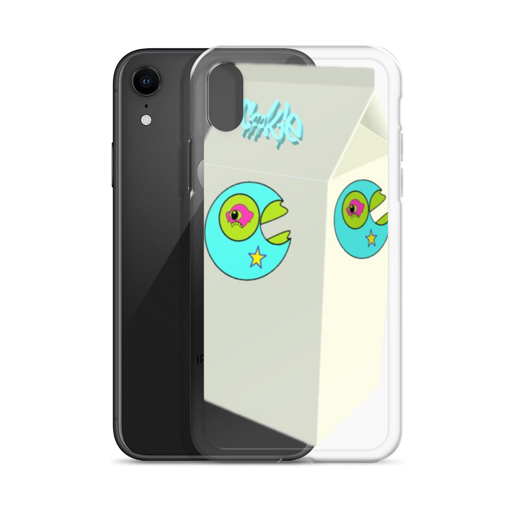 Star Mouth Milk Carton iPhone Case - Random the Ghost