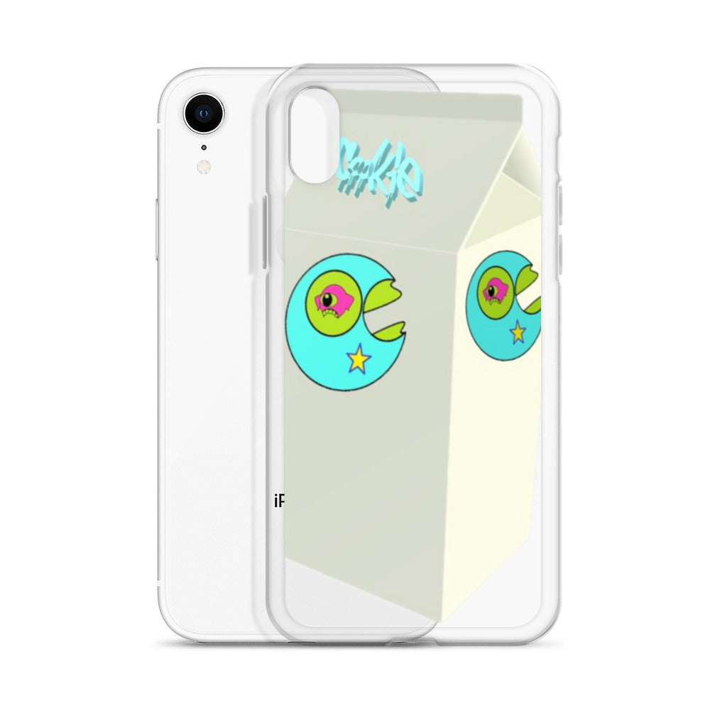 Star Mouth Milk Carton iPhone Case - Random the Ghost