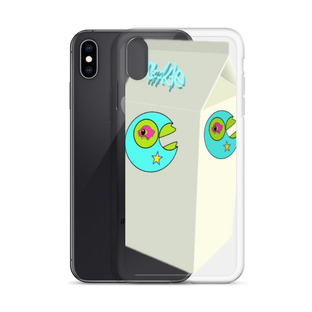 Star Mouth Milk Carton iPhone Case - Random the Ghost