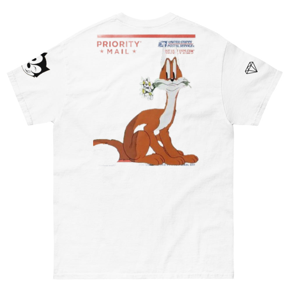 Heavyweight Fox Slap tee - Random the Ghost