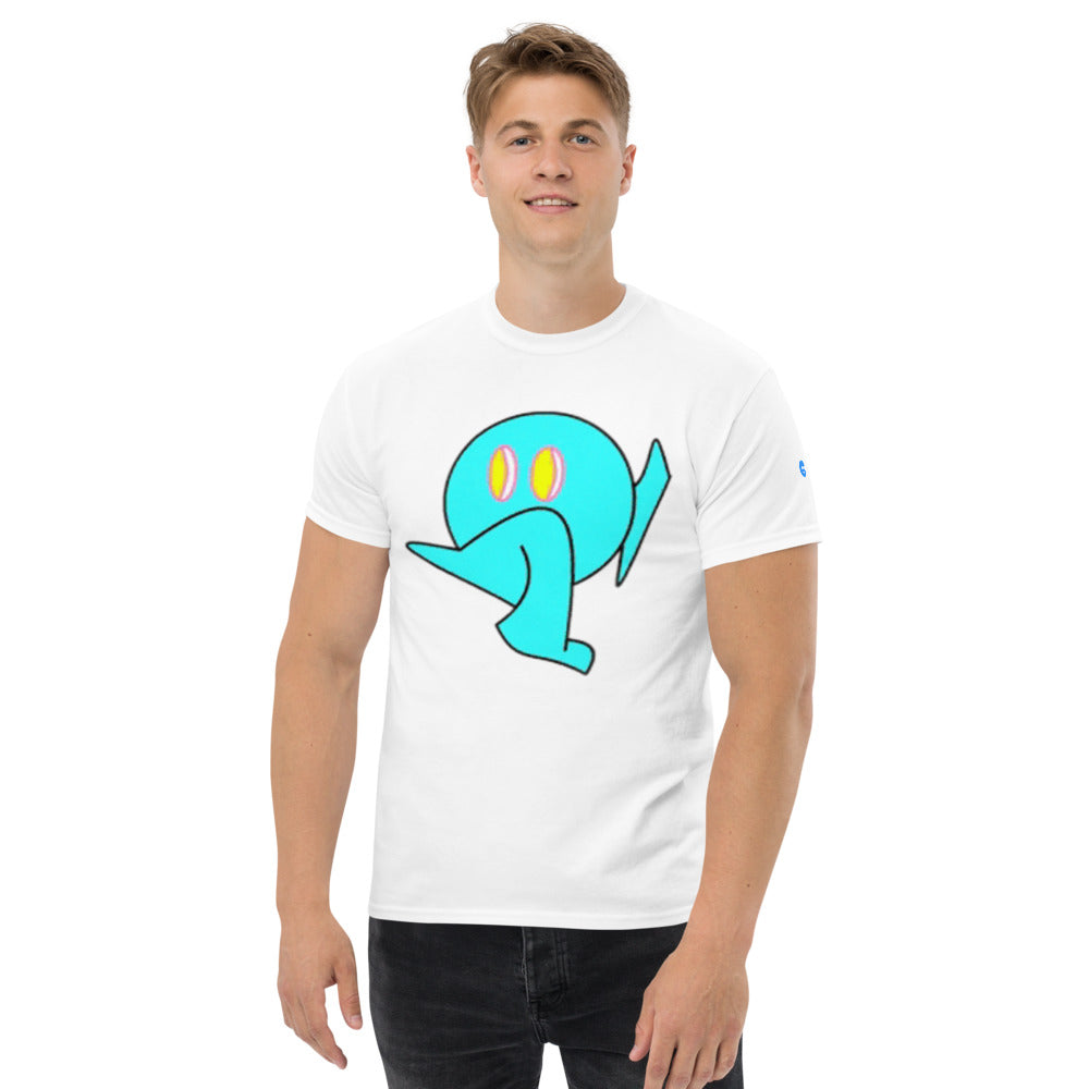 Men's Shy Ghost heavyweight tee - Random the Ghost