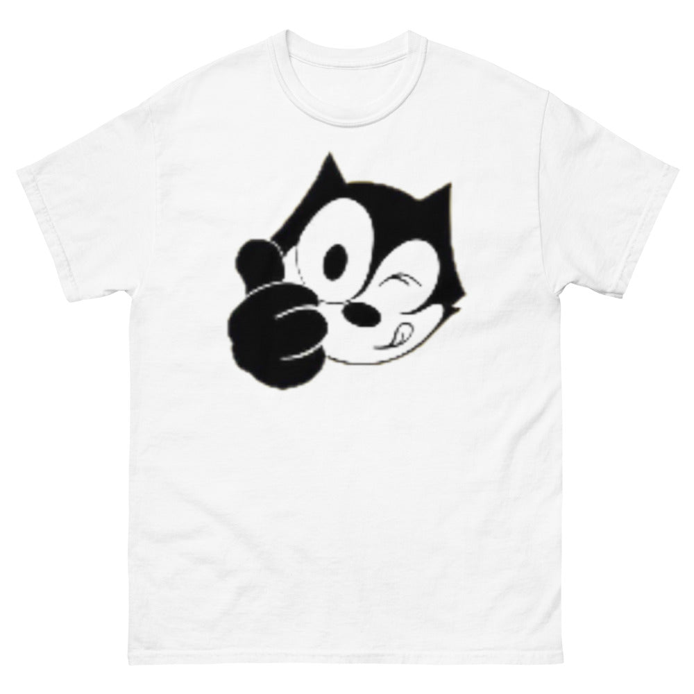 Men's Public Domain Cat heavyweight tee - Random the Ghost