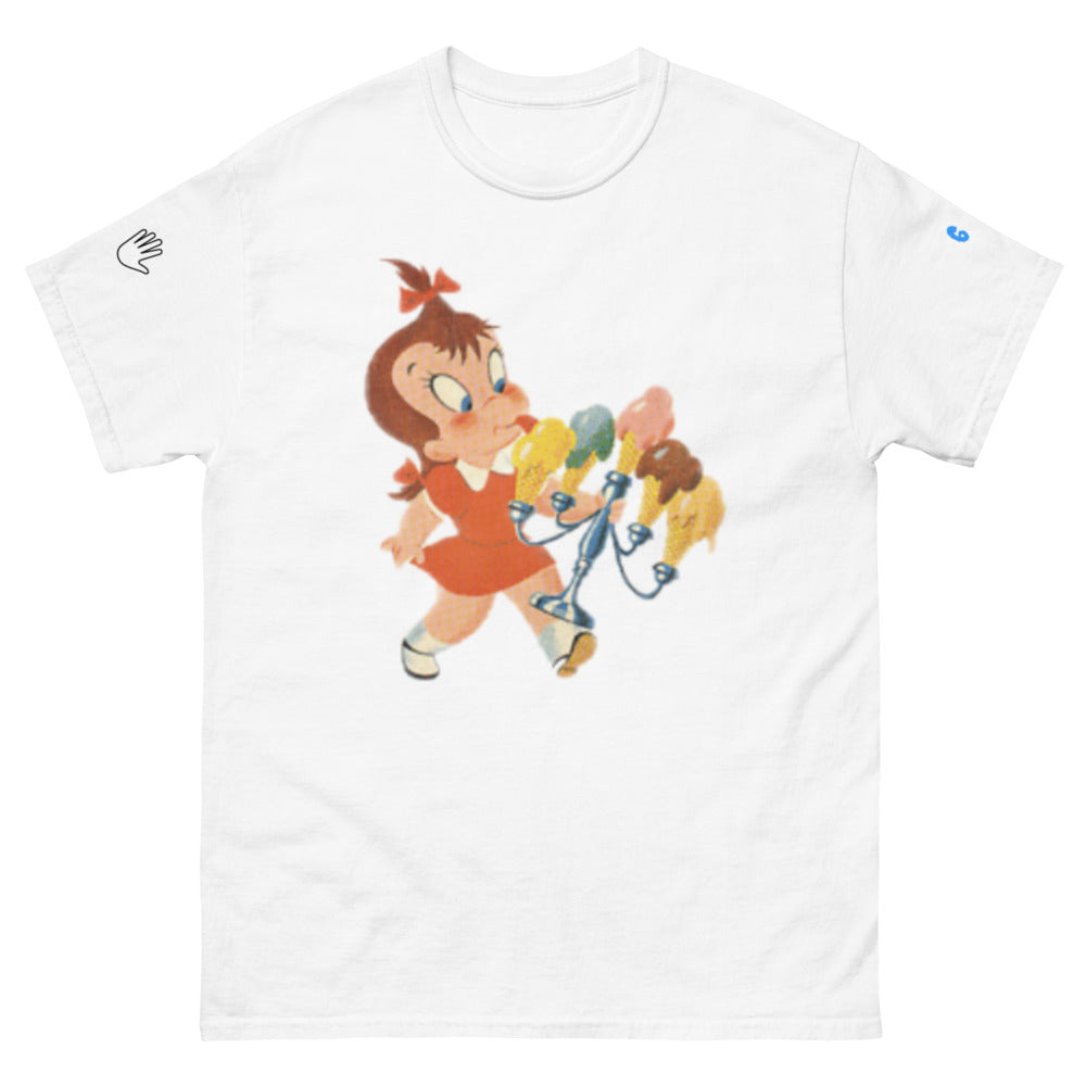 Ice Cream Girl heavyweight tee - Random the Ghost