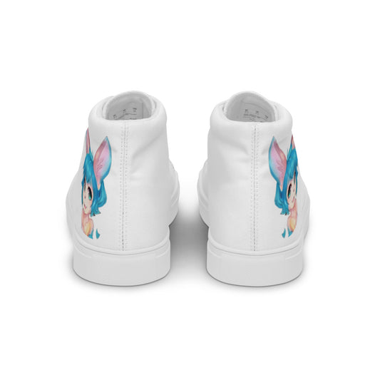 Men’s Mecha Pop Girl 195's high top canvas shoes - Random the Ghost