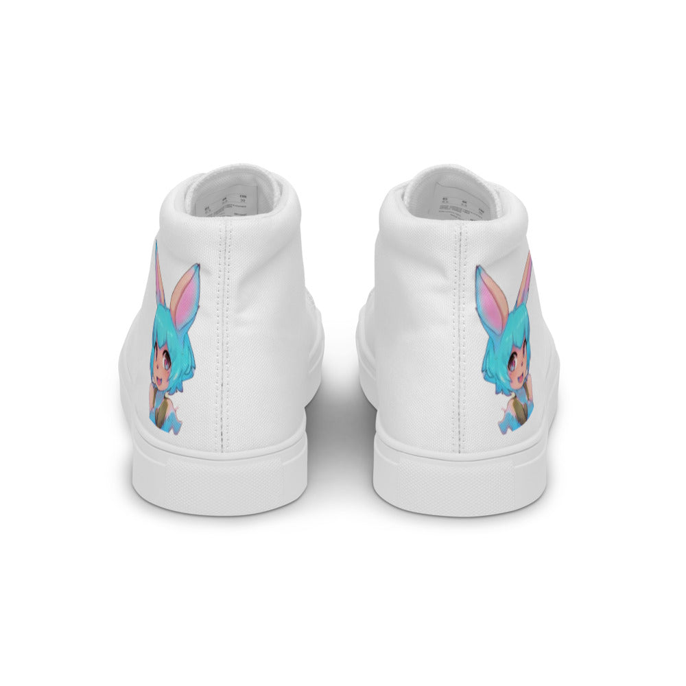 Men’s Mecha Pop Girl 197's high top canvas shoes - Random the Ghost