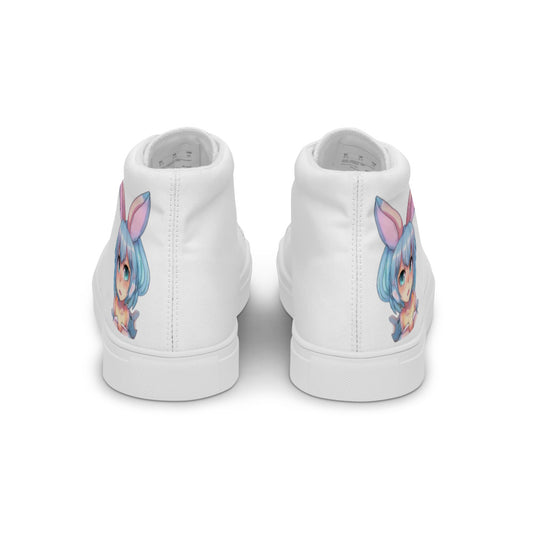 Men’s Mecha Pop Girl 198's high top canvas shoes - Random the Ghost