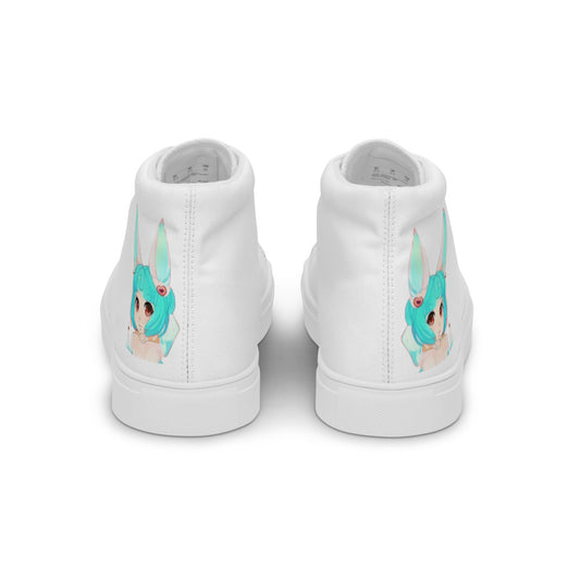 Men’s Mecha Pop Girl 204's high top canvas shoes - Random the Ghost