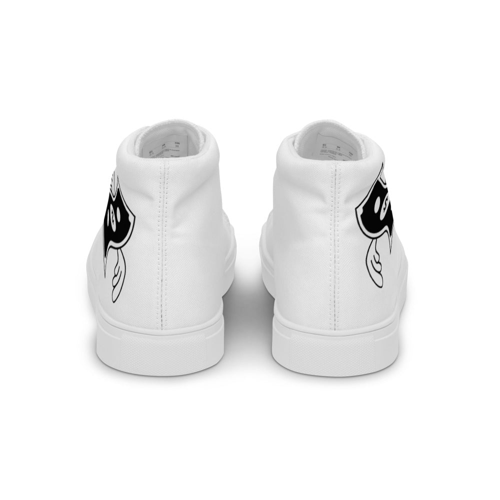 Men’s Flypapers high top canvas shoes - Random the Ghost