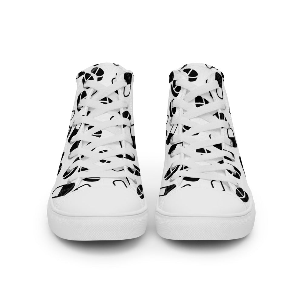 Men’s Extra Pills high top canvas shoes - Random the Ghost