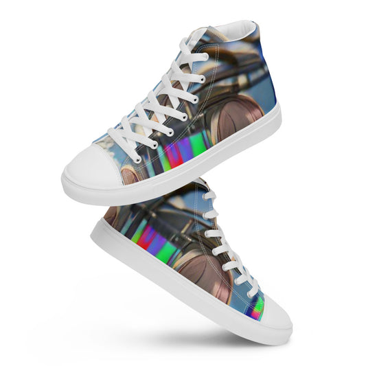 Men’s Off Air high top canvas shoes - Random the Ghost