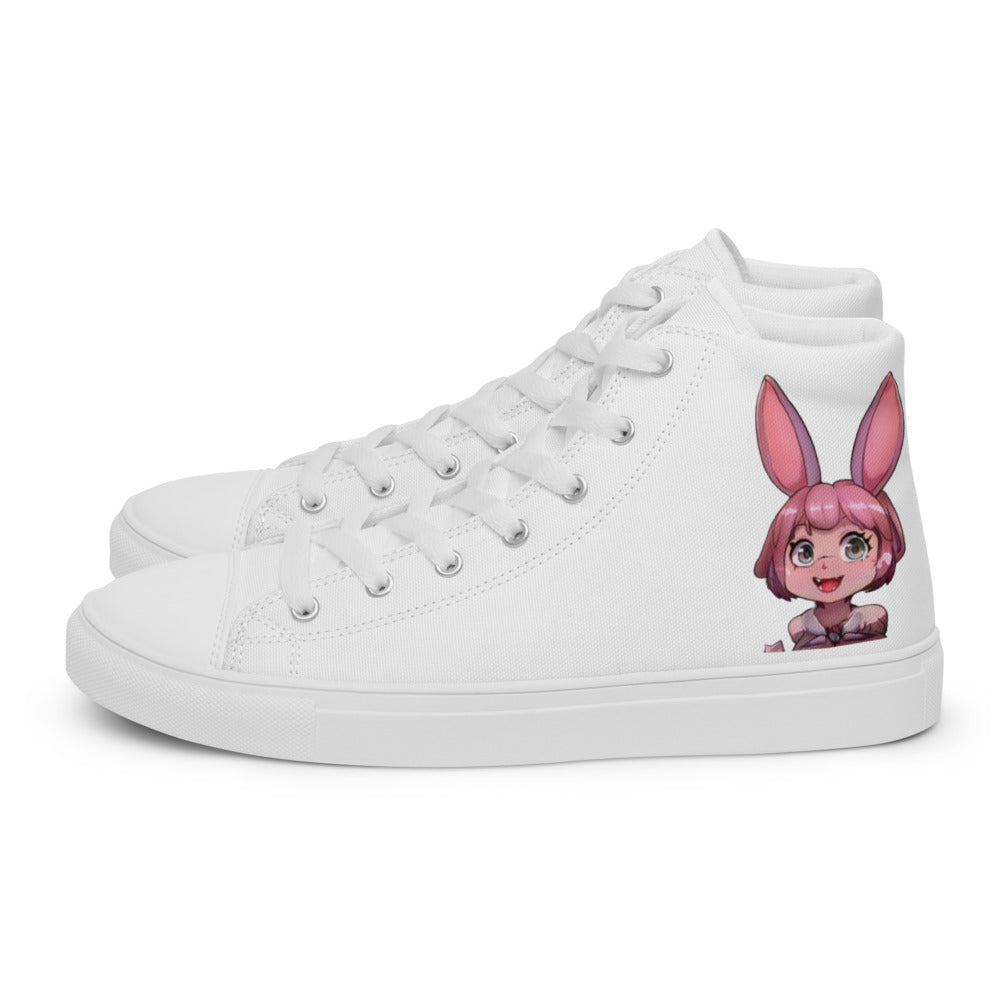 Men’s Mecha Pop Girl 196's high top canvas shoes - Random the Ghost