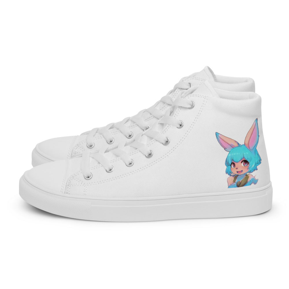 Men’s Mecha Pop Girl 197's high top canvas shoes - Random the Ghost