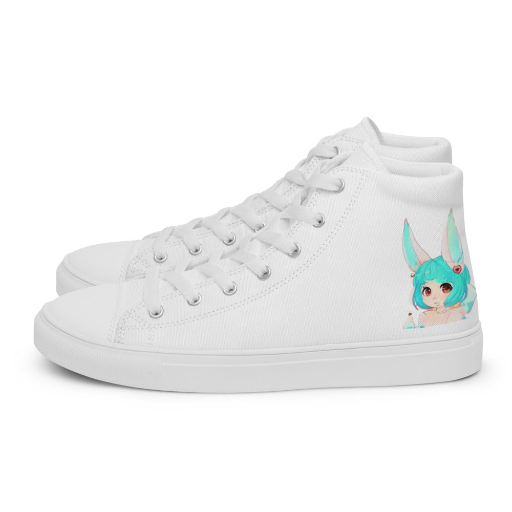 Men’s Mecha Pop Girl 204's high top canvas shoes - Random the Ghost