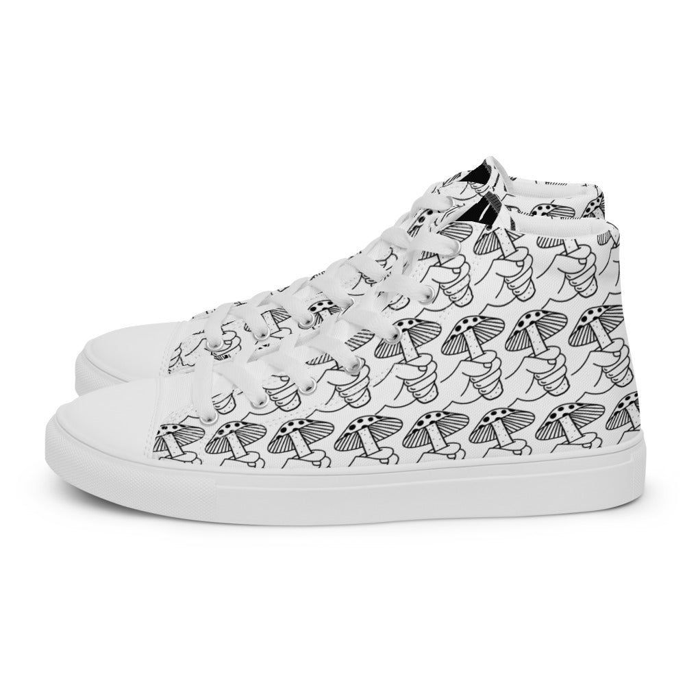 Men’s Trip high top canvas shoes - Random the Ghost