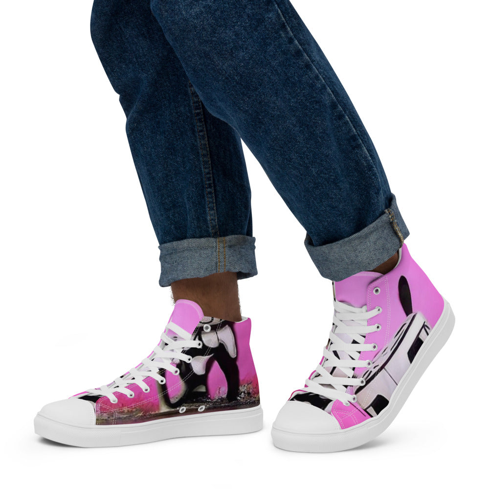 Men’s Bunno high top canvas shoes - Random the Ghost