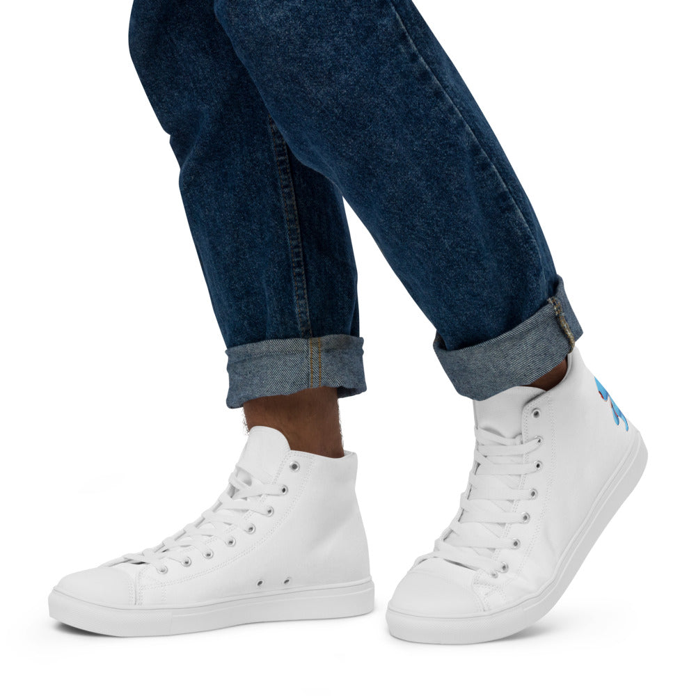 Men’s Jippers high top canvas shoes - Random the Ghost