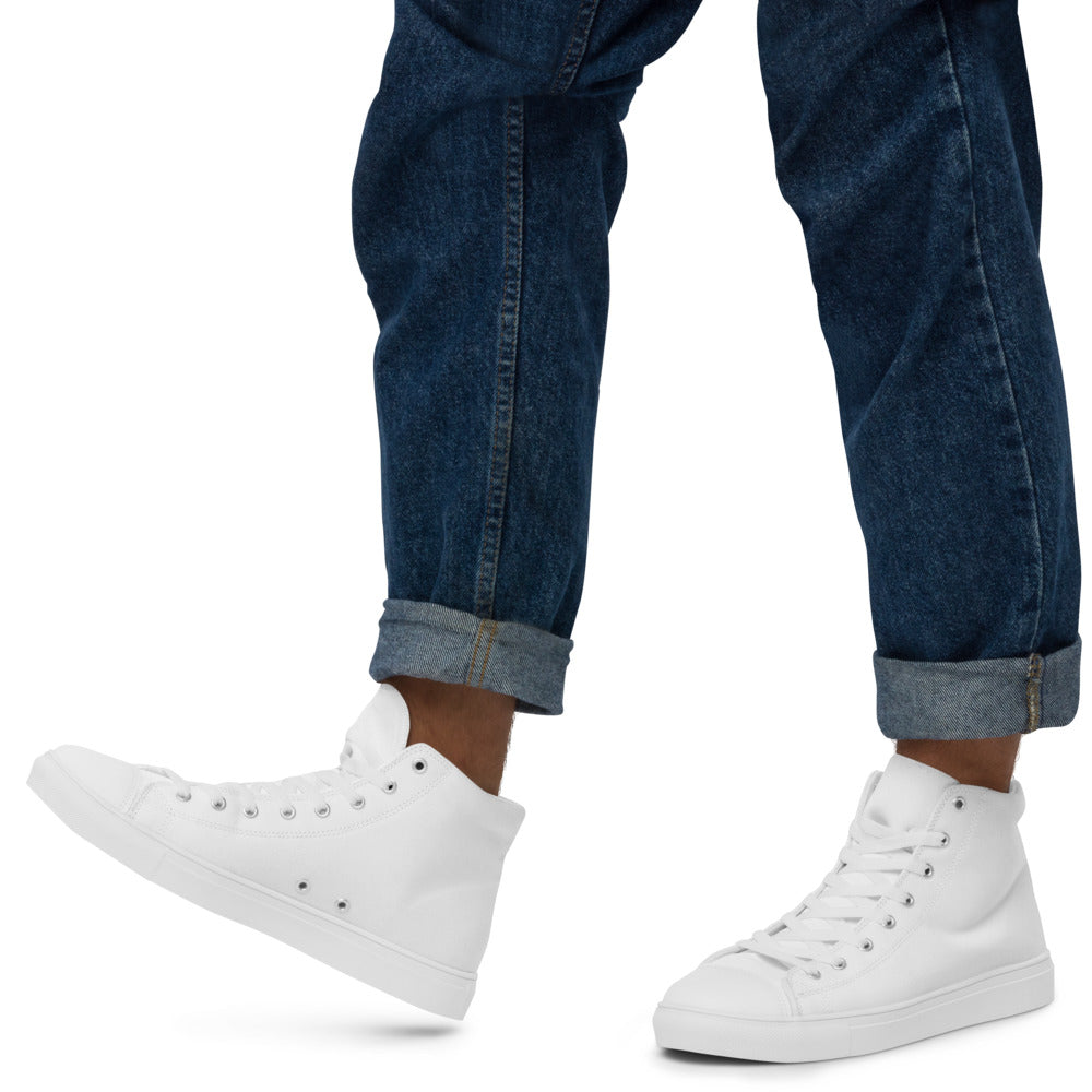 Men’s Jippers high top canvas shoes - Random the Ghost