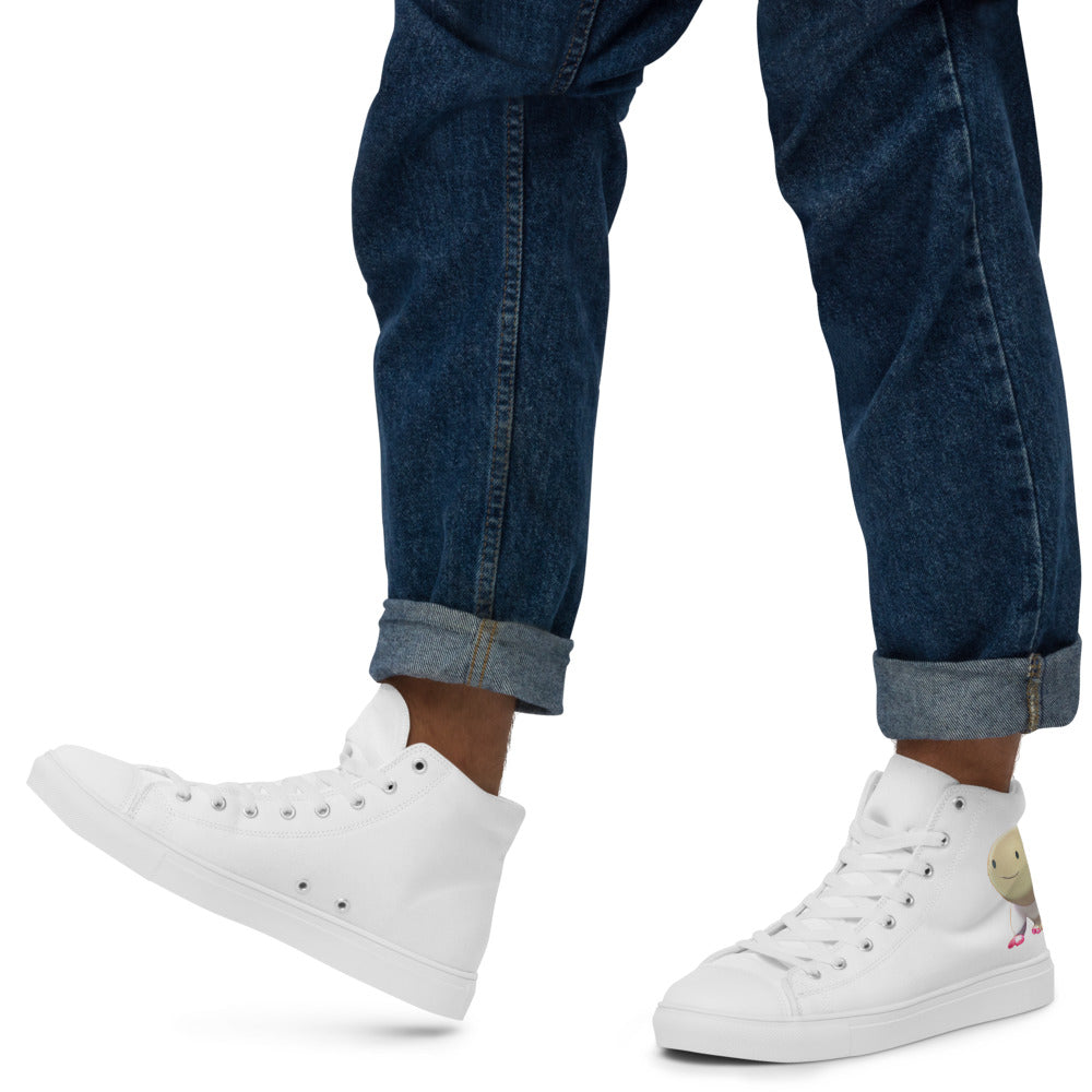 Men’s Tweezies high top canvas shoes - Random the Ghost