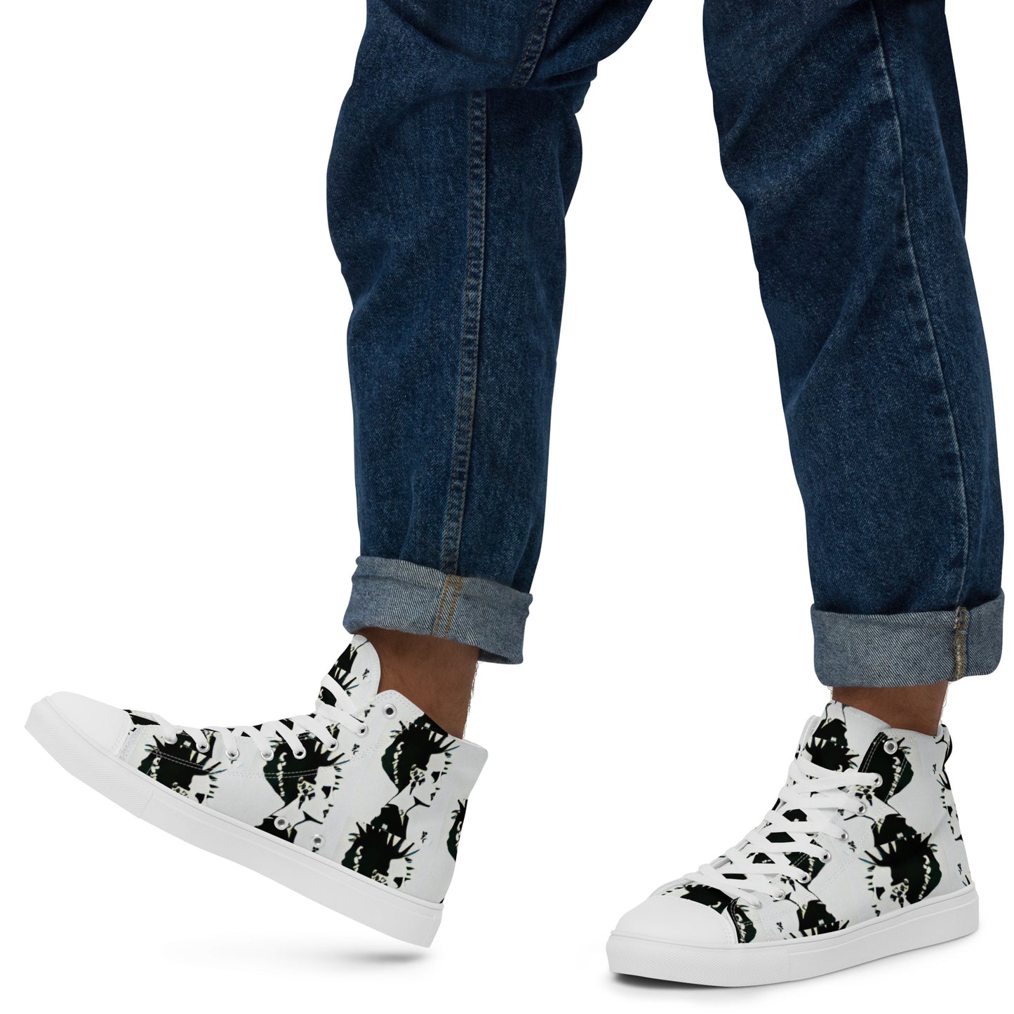 Men’s high top ❤️ canvas shoes - Random the Ghost