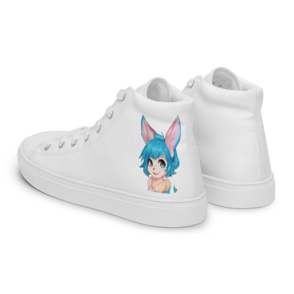 Men’s Mecha Pop Girl 195's high top canvas shoes - Random the Ghost