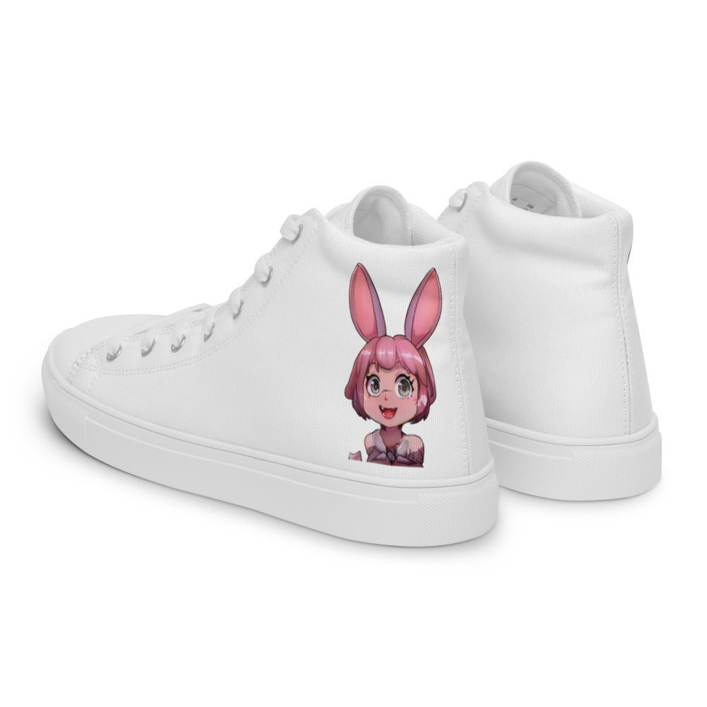 Men’s Mecha Pop Girl 196's high top canvas shoes - Random the Ghost