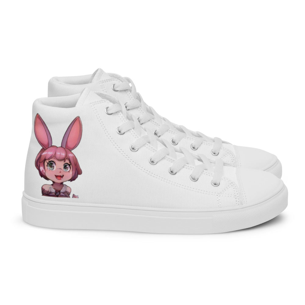 Men’s Mecha Pop Girl 196's high top canvas shoes - Random the Ghost