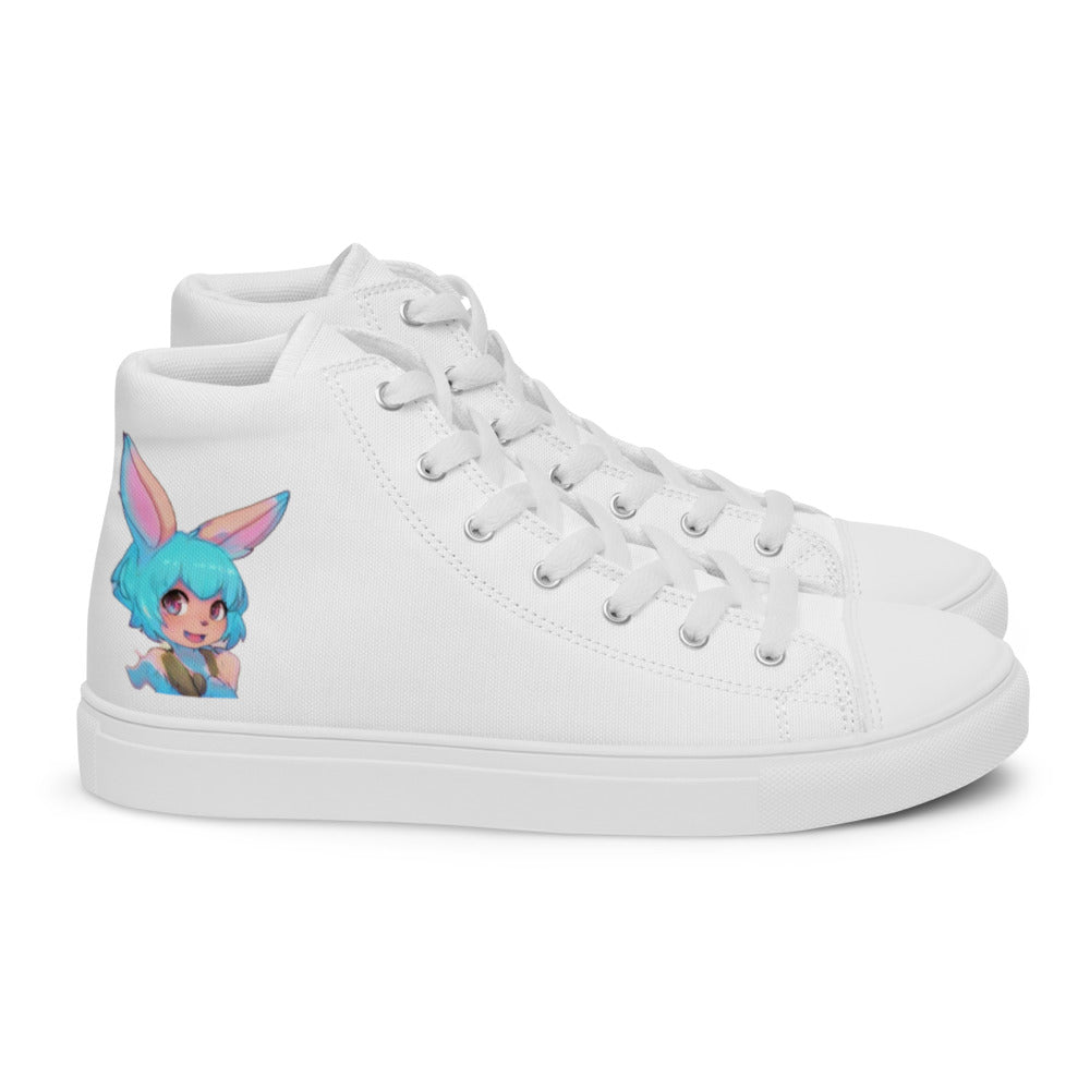 Men’s Mecha Pop Girl 197's high top canvas shoes - Random the Ghost