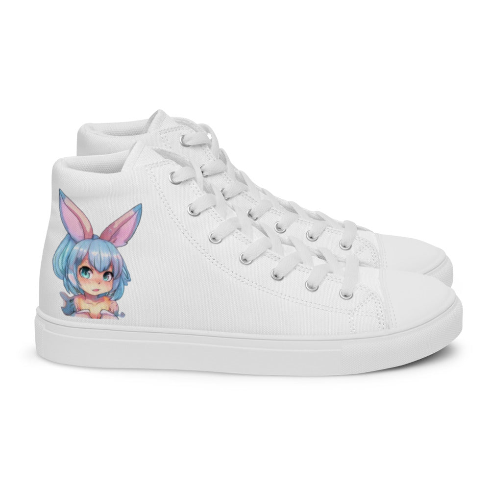 Men’s Mecha Pop Girl 198's high top canvas shoes - Random the Ghost