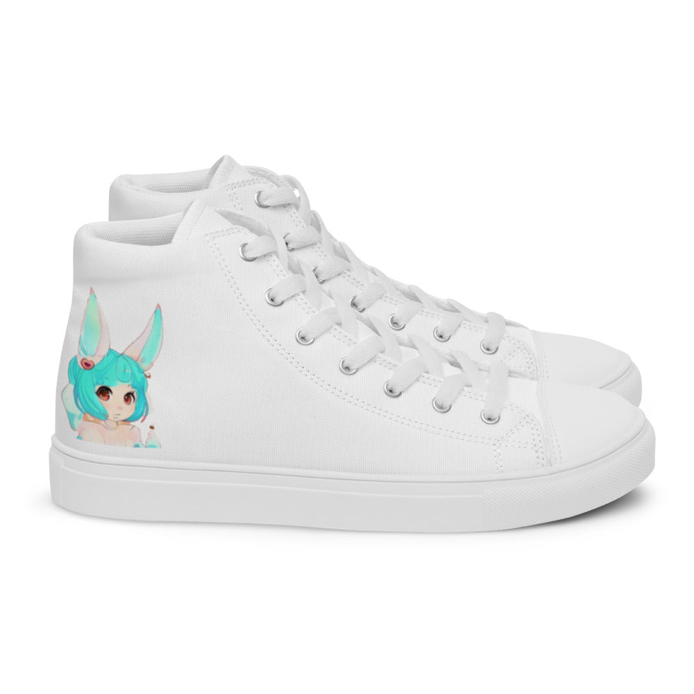 Men’s Mecha Pop Girl 204's high top canvas shoes - Random the Ghost