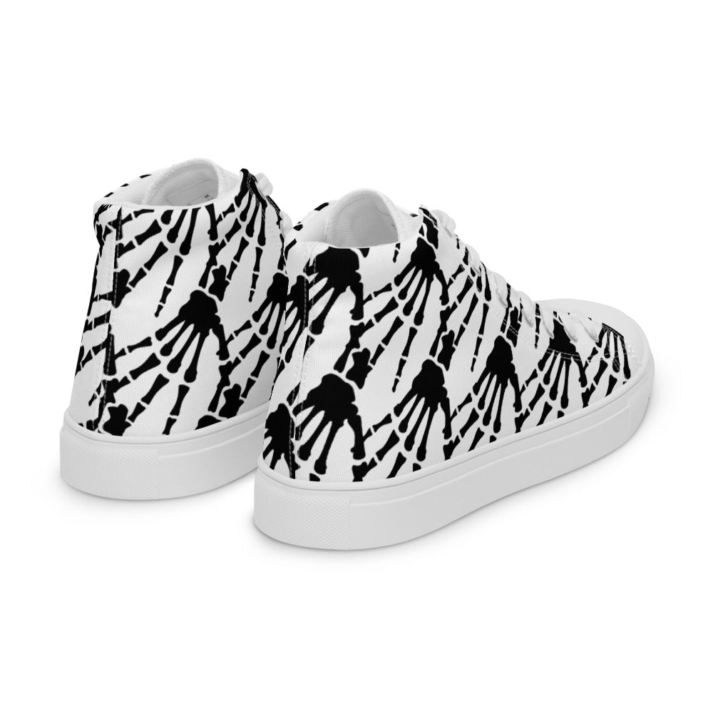 Men’s Dead Hands high top canvas shoes - Random the Ghost