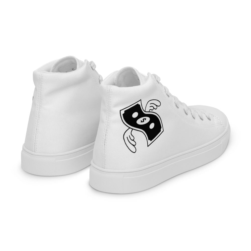 Men’s Flypapers high top canvas shoes - Random the Ghost