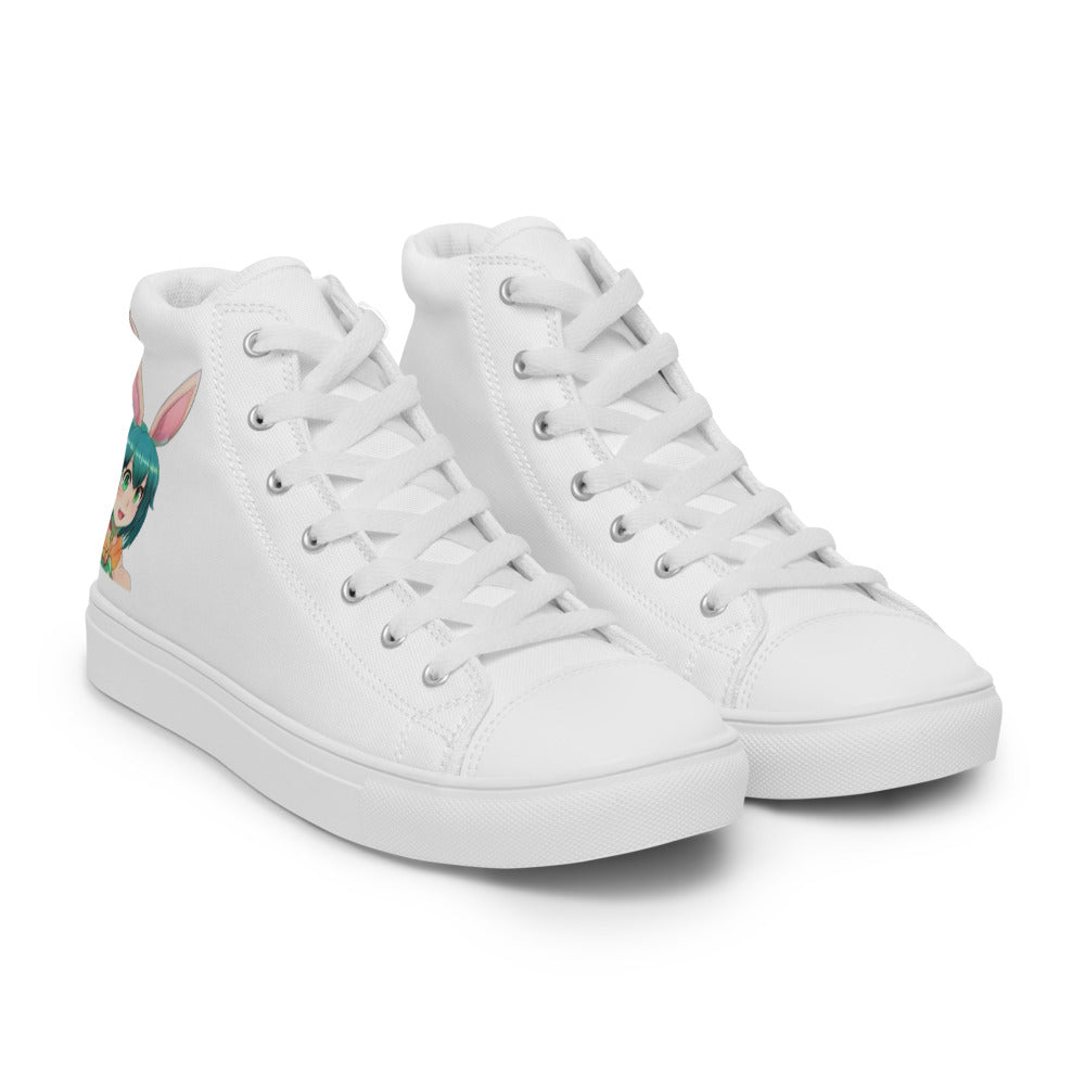 Men’s Mecha Pop Girl 199's high top canvas shoes - Random the Ghost