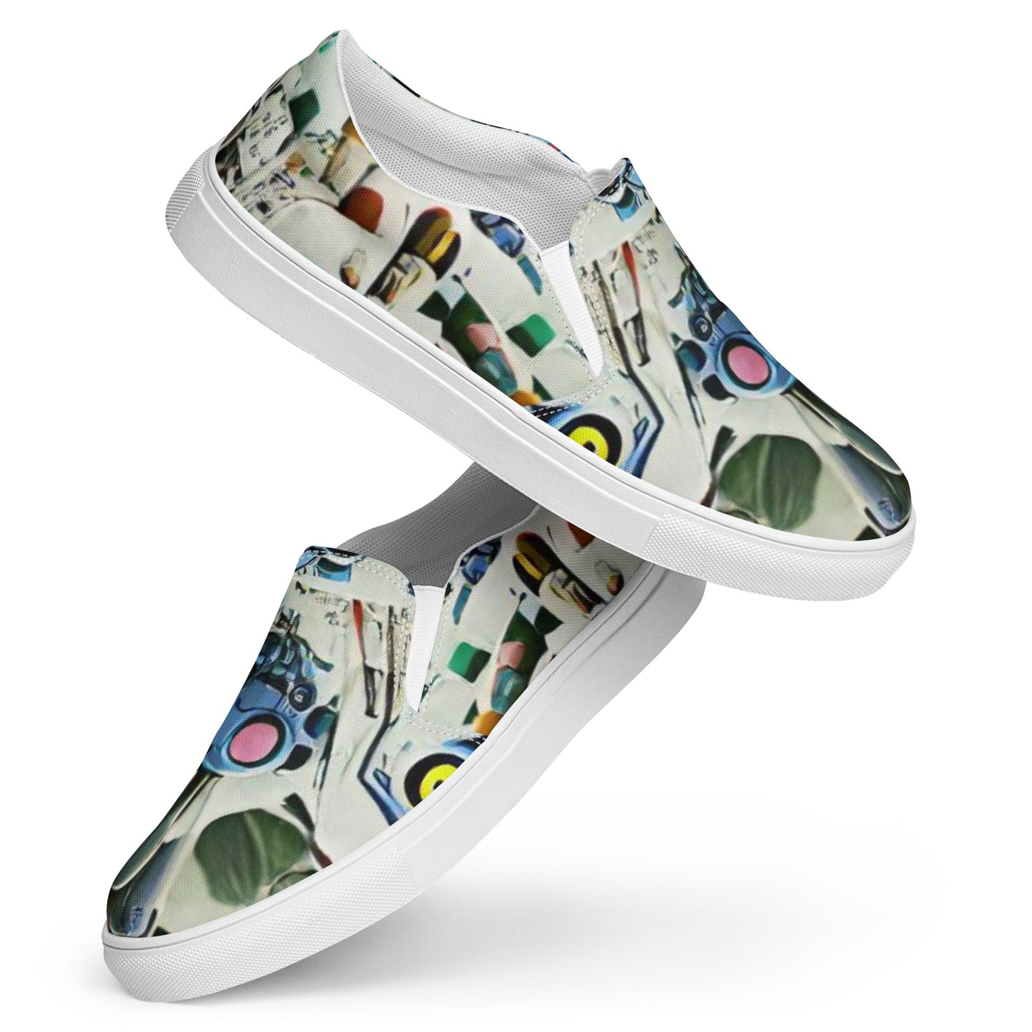 Men’s 🍄 slip-on canvas shoes - Random the Ghost