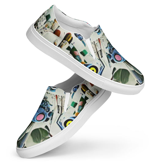 Men’s 🍄 slip-on canvas shoes - Random the Ghost