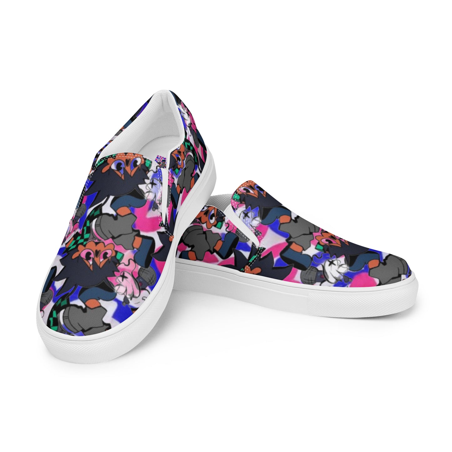 Men’s Pop 1082 Tie Dye slip-on canvas shoes - Random the Ghost