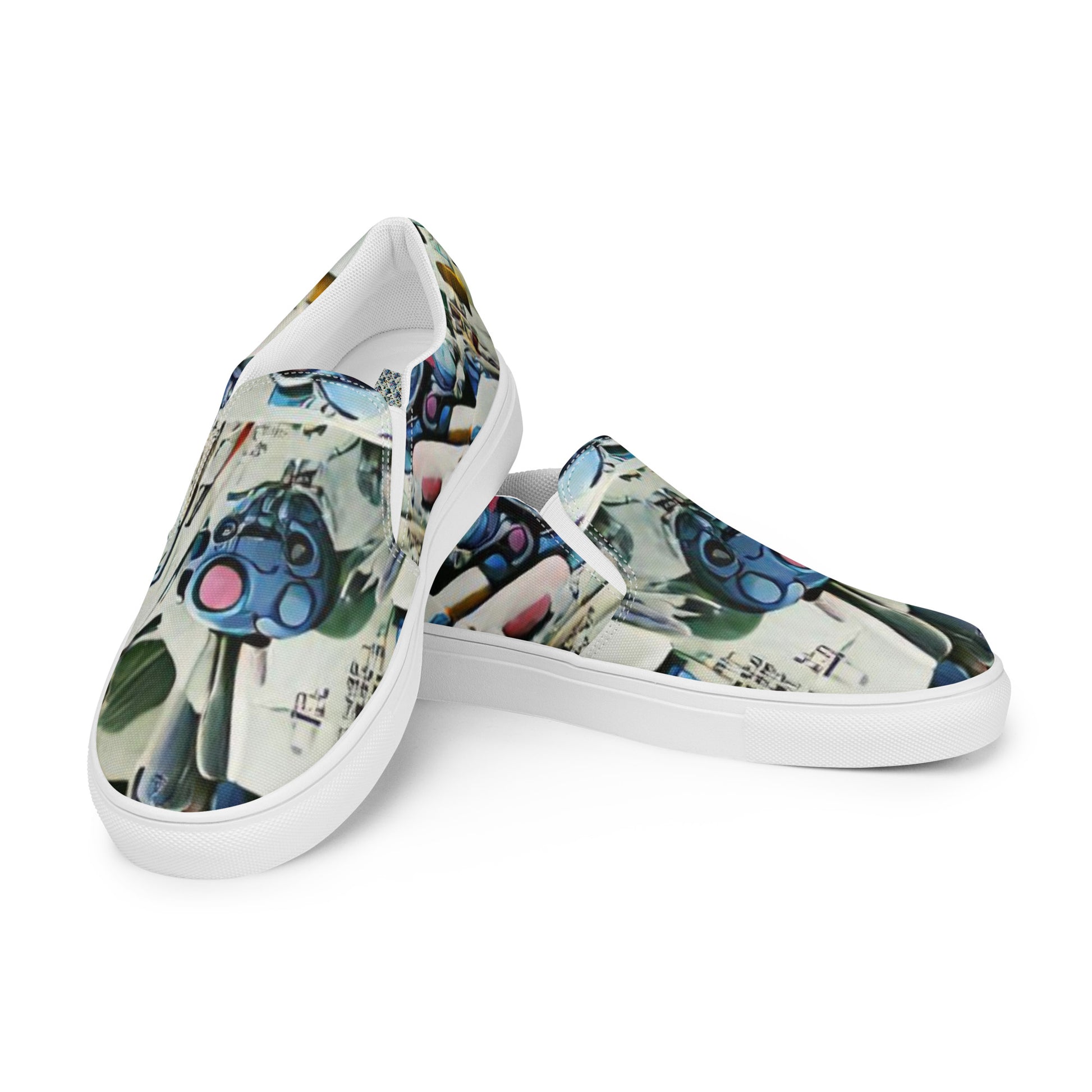 Men’s 🍄 slip-on canvas shoes - Random the Ghost