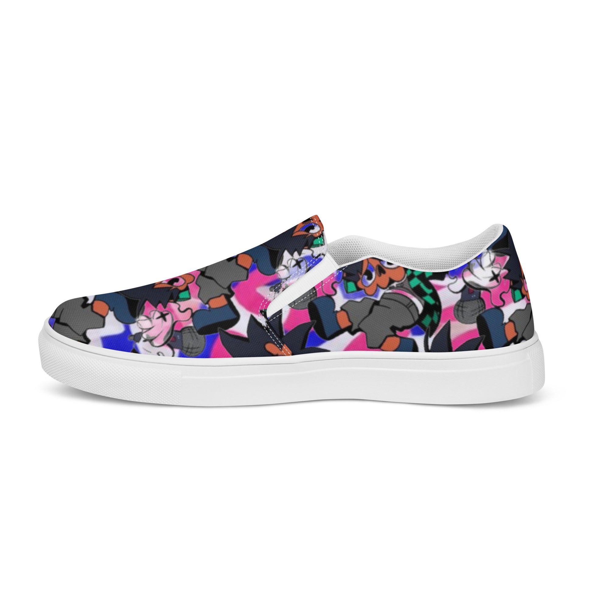 Men’s Pop 1082 Tie Dye slip-on canvas shoes - Random the Ghost