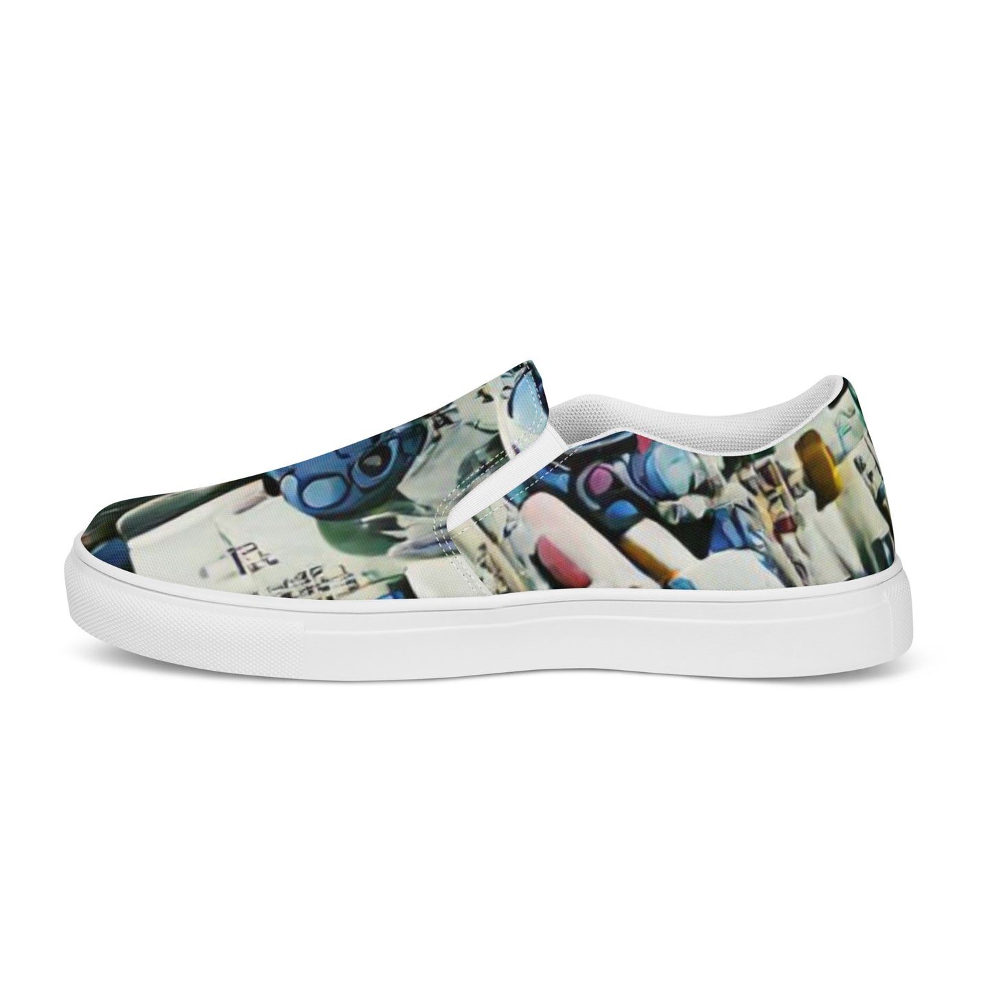 Men’s 🍄 slip-on canvas shoes - Random the Ghost