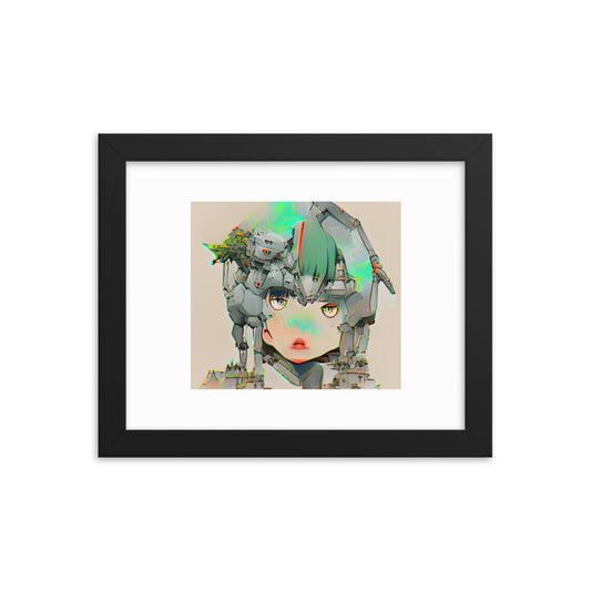 Framed photo paper poster - Random the Ghost