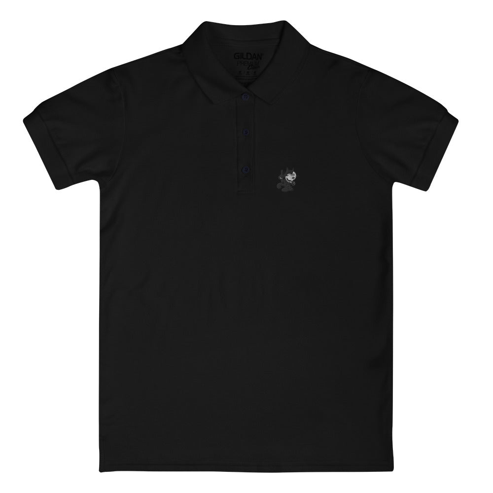 Embroidered Women's Felix Polo Shirt - Random the Ghost