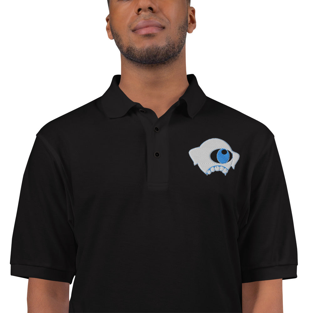 Men's Ghost Blood Premium Polo - Random the Ghost